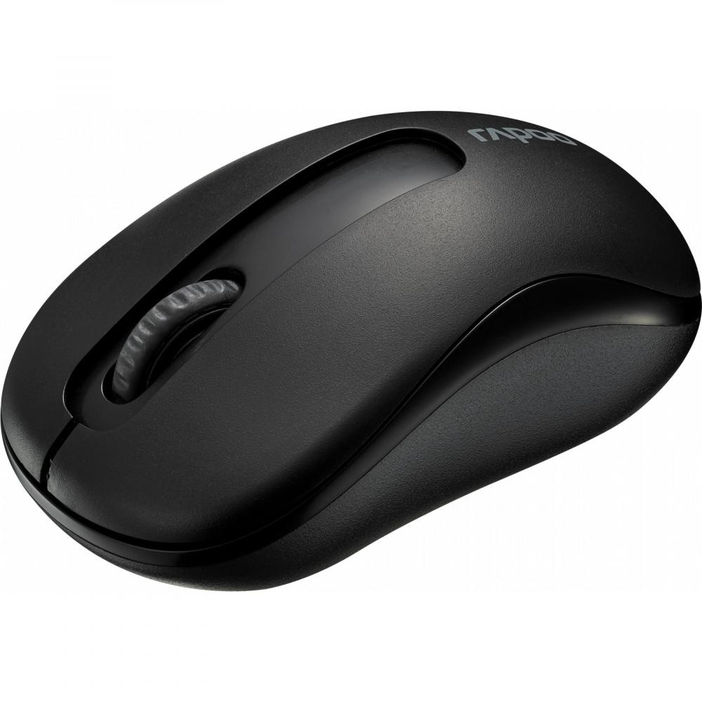 RAPOO M10 Wireless Optical Mouse Black - зображення 1