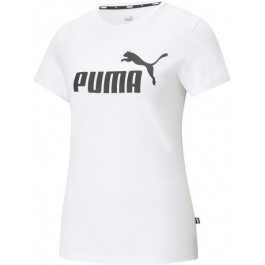   PUMA Футболка  Ess Logo Tee 58677402 S White (4063697275041)