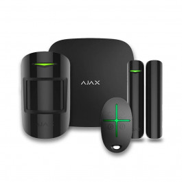 Ajax StarterKit Plus чорний з WiFi, 2G, 3G та Ethernet