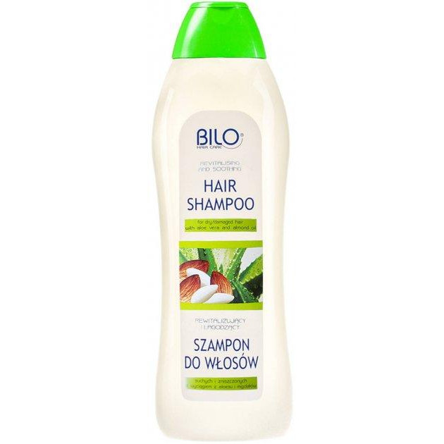 Bilo Відновлювальний шампунь  з натуральним екстрактом алое та солодкою олією мигдалю для сухого та пошко - зображення 1