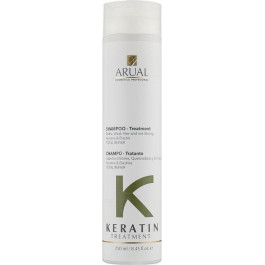 Arual Шампунь відновлювальний для ослабленого та пошкодженого волосся  Keratin Treatment Shampoo 250 мл (8