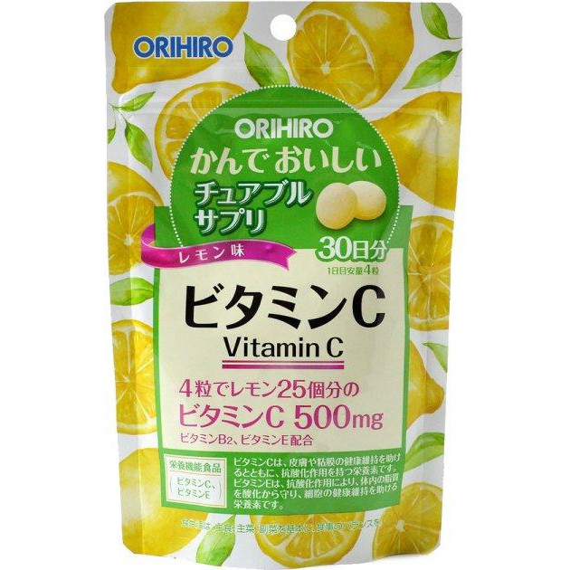 ORIHIRO Вітамін С 60 г 120 жувальних таблеток (4571157256740) - зображення 1