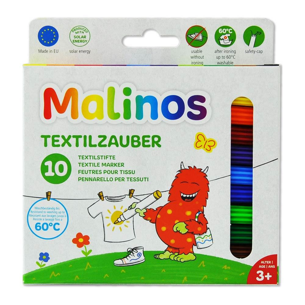 Malinos Фломастеры  Textil 10 шт. (MA-300010) - зображення 1