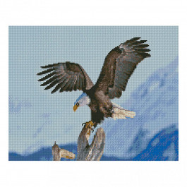 STRATEG Алмазная мозаика  «Горный орел 2», 40х50 см FA40779