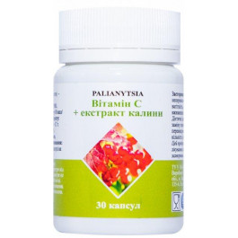 Palianytsia Вітаміни  З 500 мг + екстракт калини №30 (4780201342210)