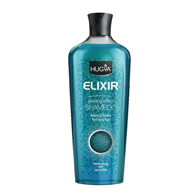 Hugva Шампунь  Volume&Bounce Elixir для жирного волосся 600 мл (8680976603096) - зображення 1