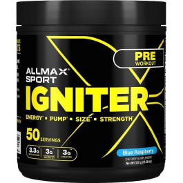 Allmax Nutrition Igniter 320 g /50 servings/ Blue Raspberry