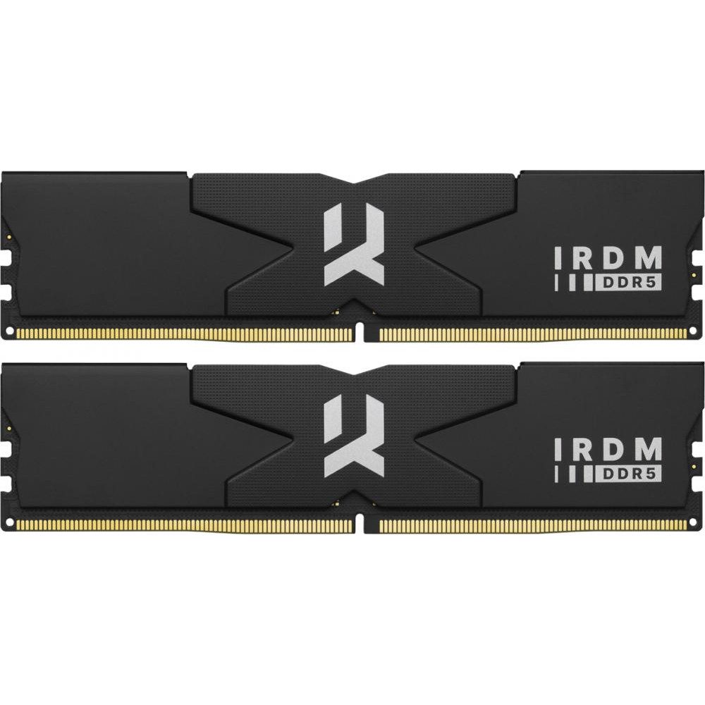 GOODRAM 64 GB (2х32GB) DDR5 6400 MHz IRDM Black (IR-6400D564L32/64GDC) - зображення 1