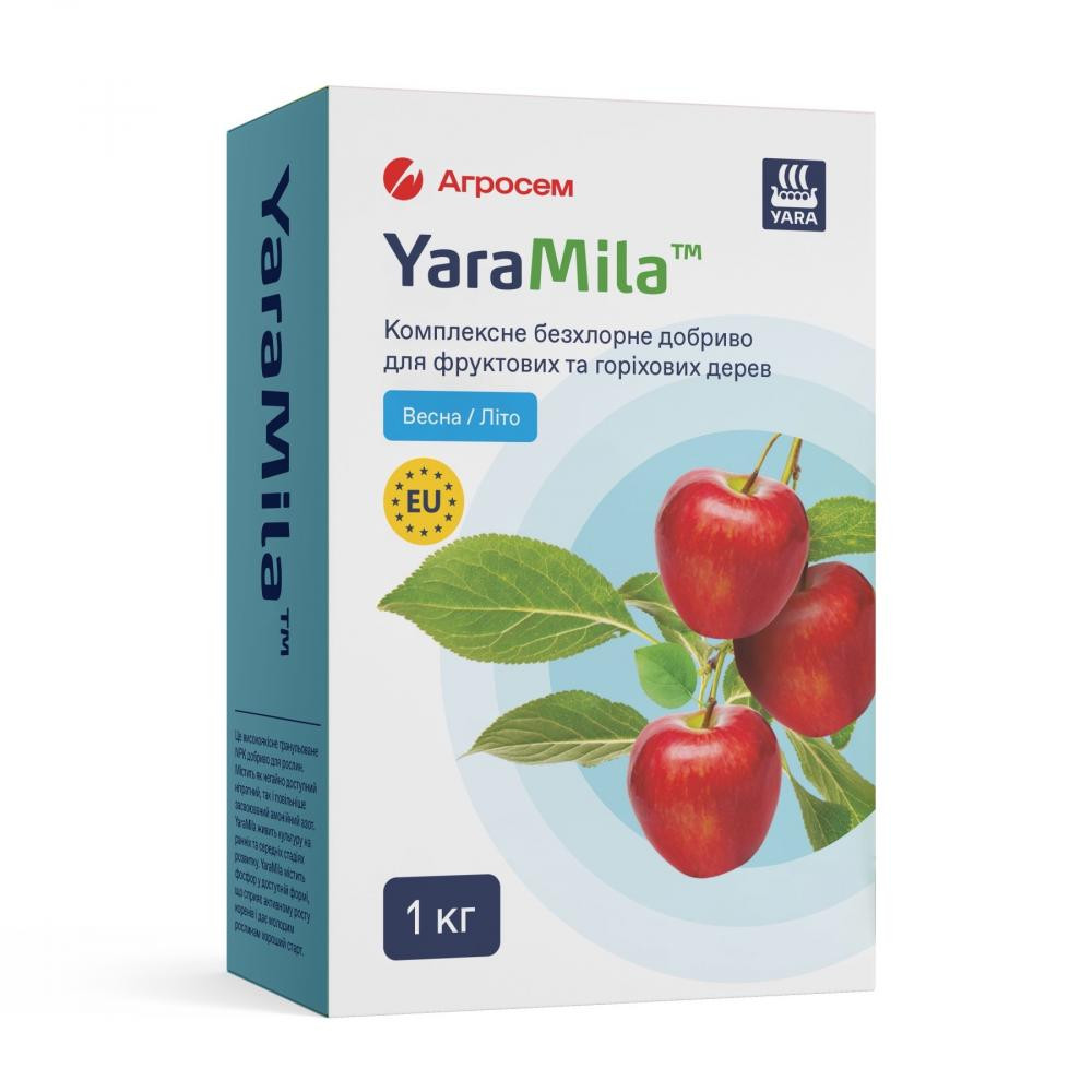 YARA Добриво для фруктових та горіхових дерев YaraMila Весна-Літо 1 кг - зображення 1