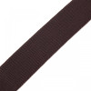 Vintage Текстильний ремінь з коричневої пряжкою  20531 Коричневий - зображення 3
