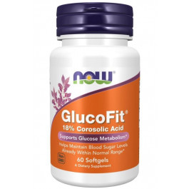 Now GlucoFit 60 Softgels