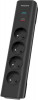 Philips SPN7040BA Black, 4 розетки, 2м (SPN7040BA/60) - зображення 1