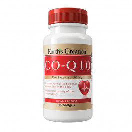 Earth's Creation CoQ-10 30 mg 30 softgels