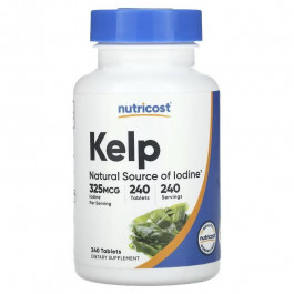 Nutricost Foods Kelp 325 mcg 240 Tablets