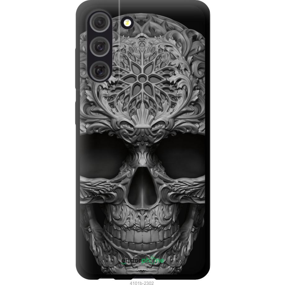 Endorphone TPU чорний чохол на Samsung Galaxy S21 FE skull-ornament 4101b-2302-38754 - зображення 1