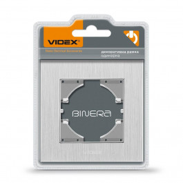 VIDEX Binera срібний алюміній (VF-BNFRA1H-SL)