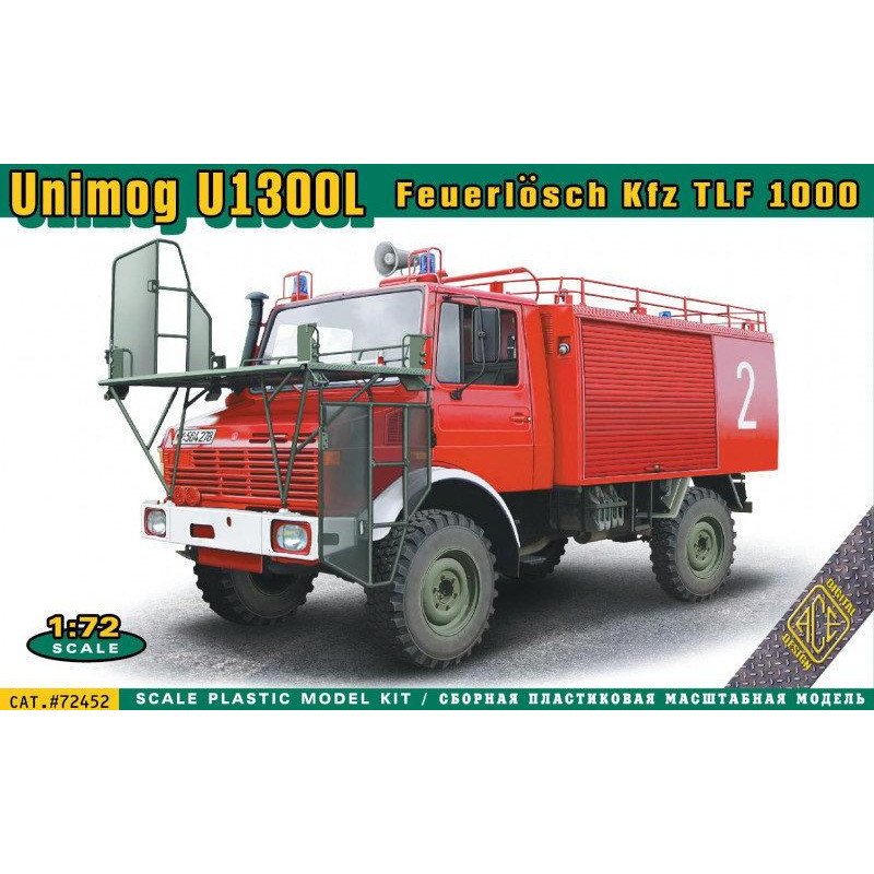 ACE Грузовик-вездеход Unimog U1300L (пожарный автомобиль) (ACE72452) - зображення 1