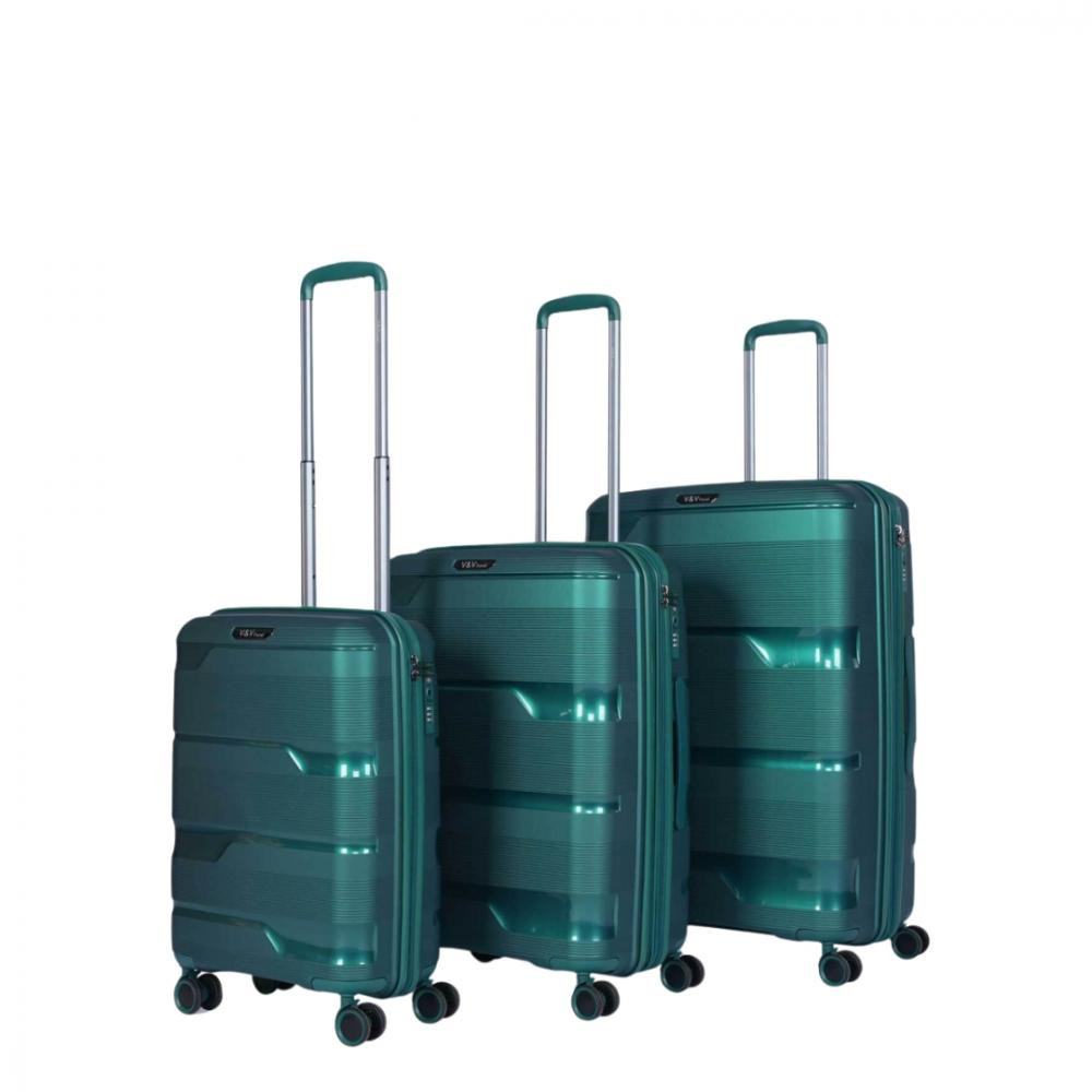 V&V Travel METALLO 8023-3 PIECE SET GREEN - зображення 1