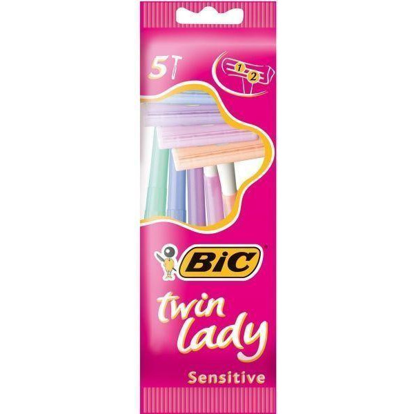 BIC Twin Lady Набор бритв без сменных картриджей 5 шт. (3086127500934) - зображення 1