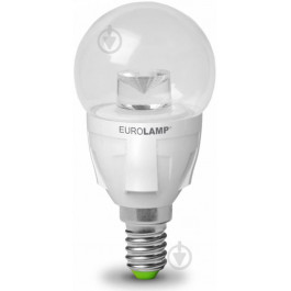 EUROLAMP LED G45 прозрачная 5 Вт E14 250 В тепло-белый LED-G45-05143clear(T)new