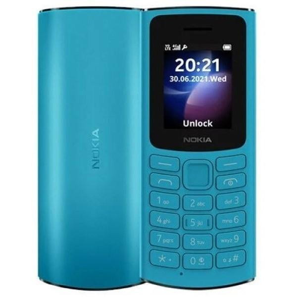 Nokia 105 DS 2023 Cyan (1GF019CPG6C01) - зображення 1