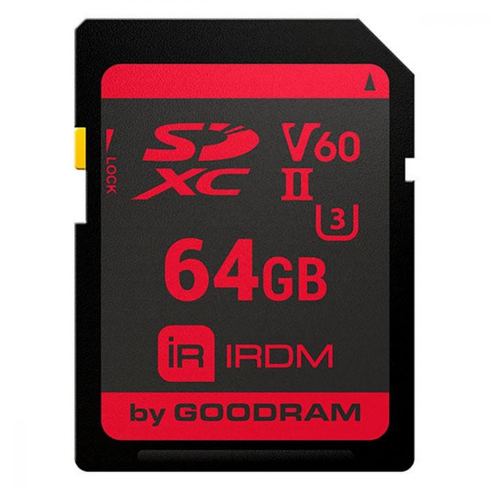 GOODRAM 64 GB SDXC UHS-II U3 IRDM IR-S6B0-0640R11 - зображення 1