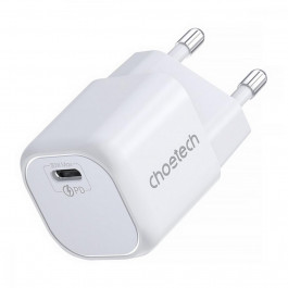 Choetech 30W USB-C PD Wall Charger White (PD5007-EU-WH)