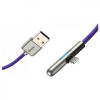 Baseus Iridescent Lamp Mobile Game Cable USB For iP 2.4A 1m Purple (CAL7C-A05) - зображення 2