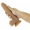 Addiction Andrew - 8" Bendable Silicone Dong - Caramel (SO5579) - зображення 3