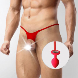 Art of Sex Joni plug panties size S Red (SO6173)