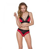 Passion PS001 PANTIES red/black, size S (SO4169) - зображення 2