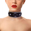 Art of Sex Ошейник из натуральной кожи со стразами и кольцом  - Collar Ring (SO5179) - зображення 1