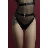 Feral Feelings Гартеры Feral Feelings - Belt Briefs, трусики, натуральная кожа, цвет черный (SO3445) - зображення 1