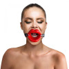 Art of Sex Кляп розширювач в формі губ Art of Sex - Gag Lips, натуральна шкіра (SO5148) - зображення 2