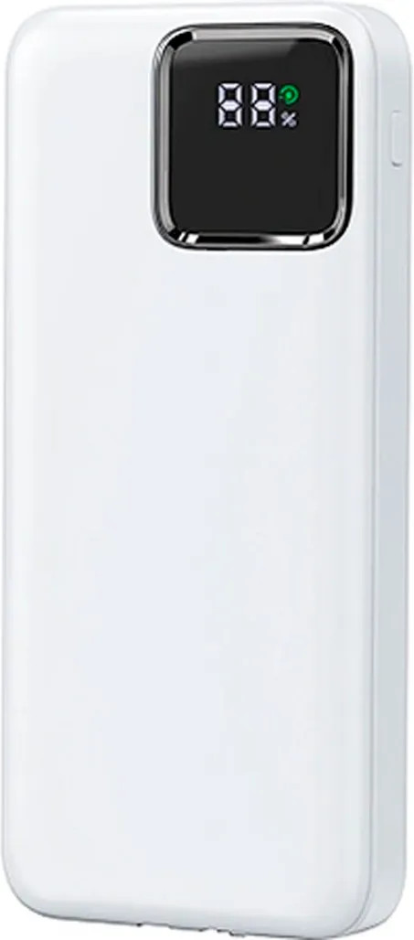 WIWU JC-18 Power Bank 10000mAh LED Battery Capacity White - зображення 1