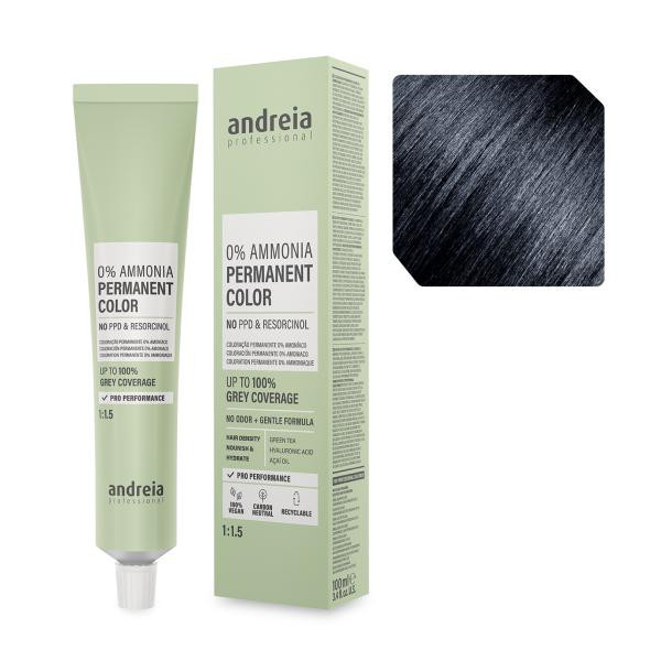 Andreia Professional Професійна безаміачна крем-фарба для волосся 2.10 Andreia 100 мл. - зображення 1