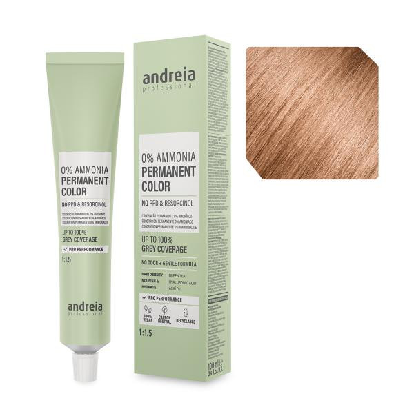 Andreia Professional Професійна безаміачна крем-фарба для волосся 9.74 Andreia 100 мл. - зображення 1