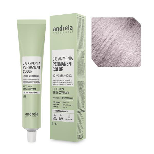 Andreia Professional Професійна безаміачна крем-фарба для волосся 10.21 Andreia 100 мл. - зображення 1