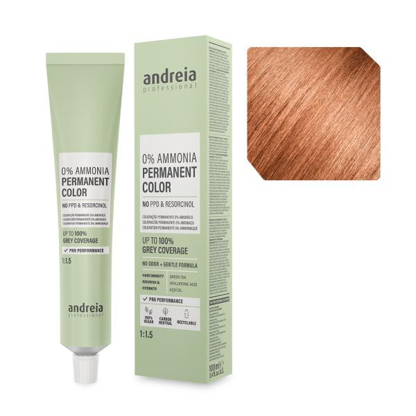 Andreia Professional Професійна безаміачна крем-фарба для волосся 8.34 Andreia 100 мл. - зображення 1