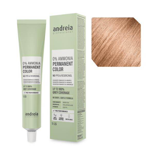 Andreia Professional Професійна безаміачна крем-фарба для волосся 10.74 Andreia 100 мл. - зображення 1