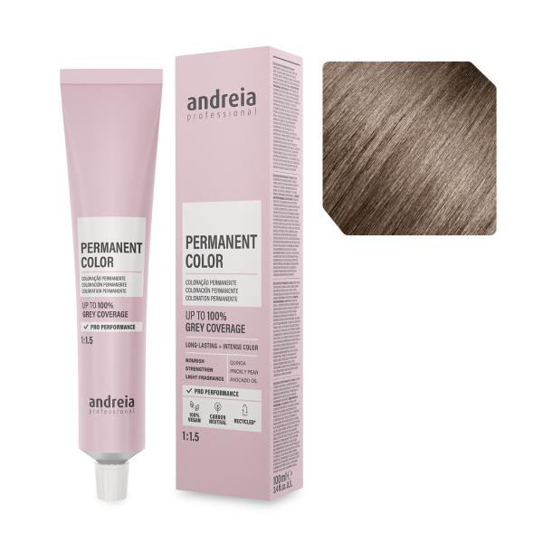 Andreia Professional Професійна аміачна крем-фарба для волосся 7.0 Andreia 100 мл. - зображення 1