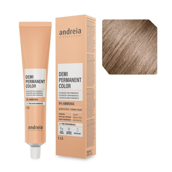 Andreia Professional Професійна безаміачна крем-фарба для волосся тон у тон 8.0 Andreia 100 мл. - зображення 1