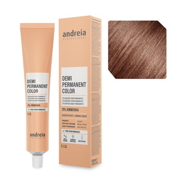 Andreia Professional Професійна безаміачна крем-фарба для волосся тон у тон 6.7 Andreia 100 мл. - зображення 1