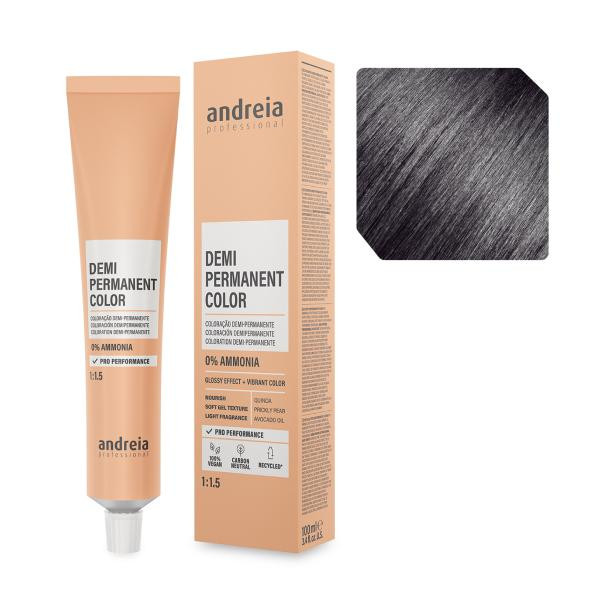 Andreia Professional Професійна безаміачна крем-фарба для волосся тон у тон 5.A Andreia 100 мл. - зображення 1