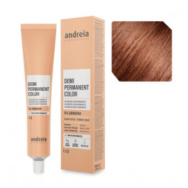 Andreia Professional Професійна безаміачна крем-фарба для волосся тон у тон 6.41 Andreia 100 мл.