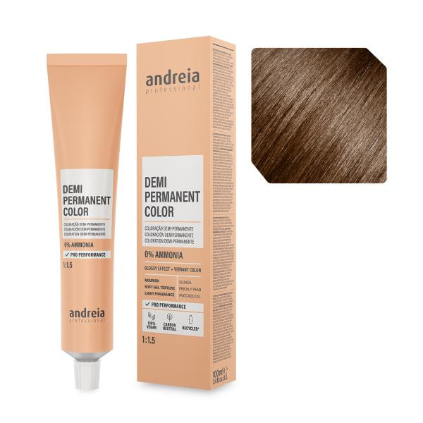 Andreia Professional Професійна безаміачна крем-фарба для волосся тон у тон 5.32 Andreia 100 мл. - зображення 1