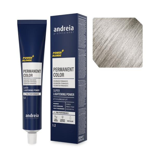 Andreia Professional Професійна аміачна крем-фарба для волосся 11.02 Andreia Power Blonde 100 мл. - зображення 1