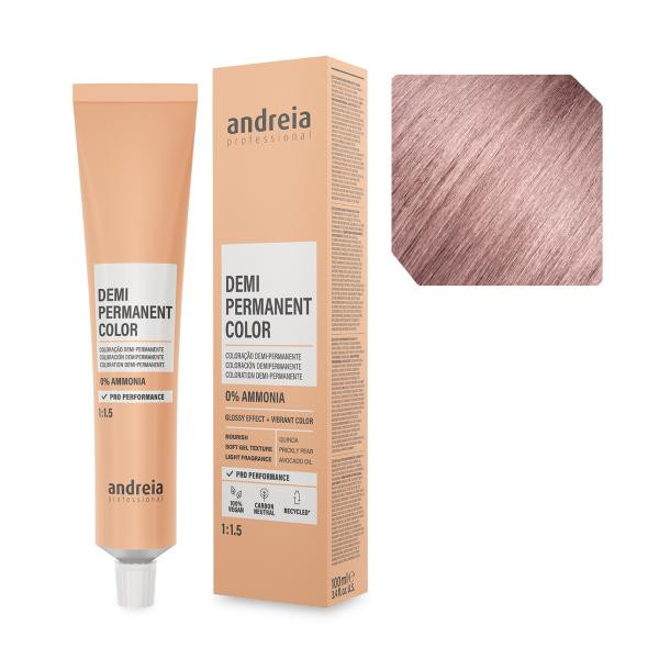 Andreia Professional Професійна безаміачна крем-фарба для волосся тон у тон 10.65 Andreia 100 мл. - зображення 1