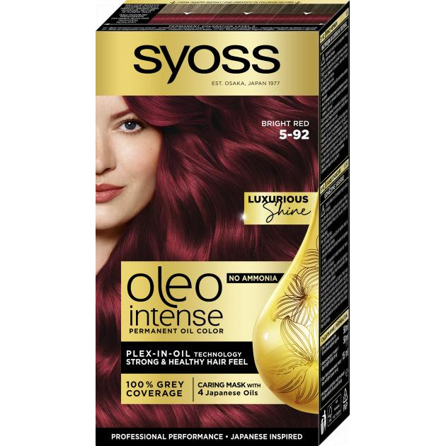 Syoss Фарба для волосся без аміаку  Oleo Intense 5-92 Насичений Червоний 115 мл (9000100814737) - зображення 1