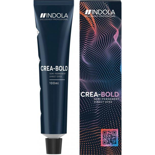 INDOLA Крем-фарба  Crea-Bold Semi-Permanent з пігментами прямої дії Indigo Blue 100 мл (4045787903348) - зображення 1